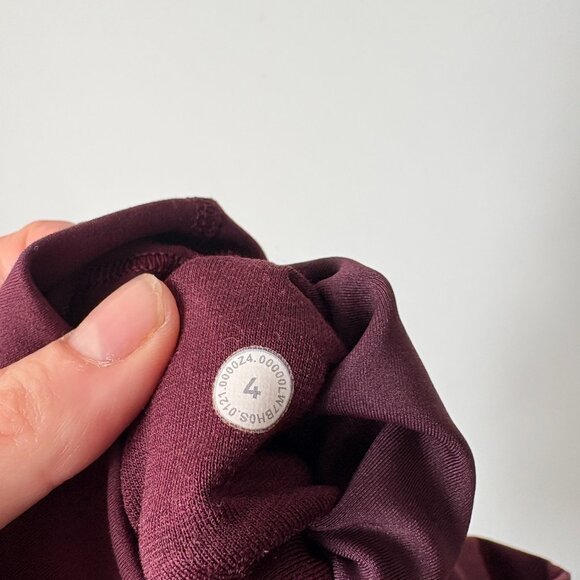 Lululemon Wunder Train High Rise Short 8" Cassis Size 4 - Picture 7 of 7